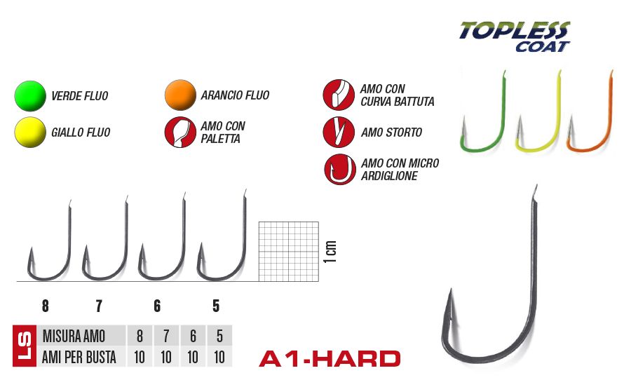 Gamakatsu A1-Hard LS-608C n° 07 pz. 15 Gamakatsu A1-Hard LS-608C n° 07 pz. 15